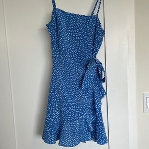 Flowy wrap dress